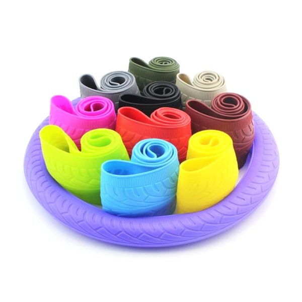 Car Silicone Steering Wheel Case Cover Shell Skidproof Car Accessories For Audi Nissan Peugeot Honda KIA Hyundai LADA BMW etc. - Image 2