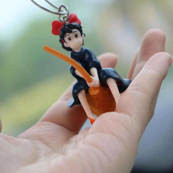 Car Pendant Broom Witch KiKi Car Pendant Creative Car Accessories Cute Car Pendant - Image 3