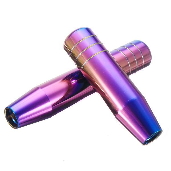 13cm 18cm Universal Auto Car Manual Gear Shift Knob Shifter Lever Aluminum Neo Chrome - Image 3