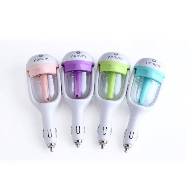 Car charger Humidifier Mini Air Purifier Aroma Diffuser Auto Air Freshener Aromatherapy - Image 7