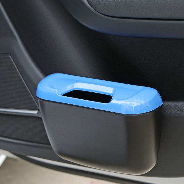 Mini Car Auto Rubbish Dustbin Trash Can Garbage Dust Case Box Car Storage Case Car Trash Bin Car Accessories - Image 2