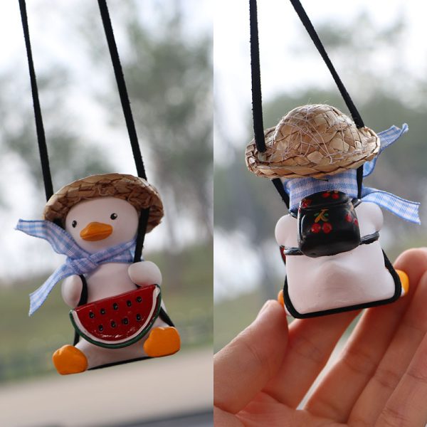 Car Car Pendant Car Interior Swing Duck Car Rearview Mirror Pendant Cross Border Swing Duck Car Pendant - Image 4
