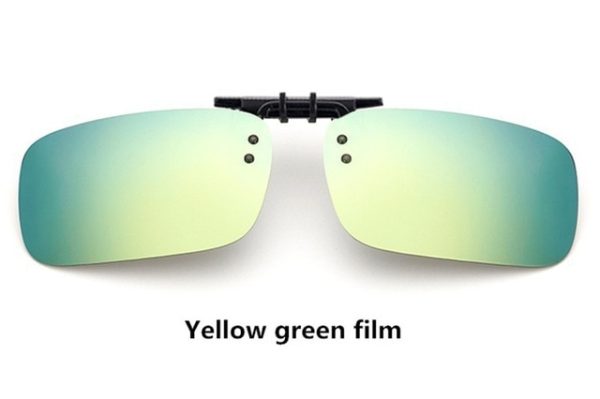 Cool Polarized Mirrored UV400 Lens Clips On Sunglasses Driving Night Vision Lens Sun Glasses Male Anti-UVA For Men Women - Image 11