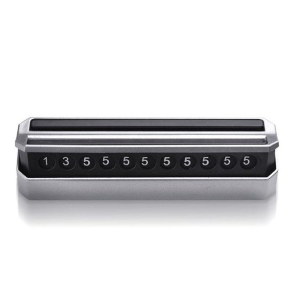 Car Phone Number Auto Parking Card Hidden Drawer Sticker Plate Automobile Temporary Double Sided Switch Number Card - Image 3