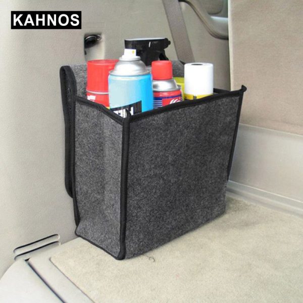 Car Organizer Bag Car Storage Organizer Multipurpose Car Trunk Organizer Car Storage Box Large Capacity Folding Storage Bag - Image 2