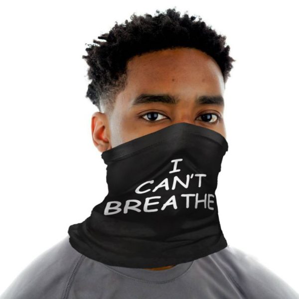 Polyester Bandana Face Scarf I CAN'T BREATHE Protective Riding Face cover Multi-function Magic Head Scarf  For Parade Protest - Image 3