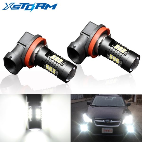 2Pcs H8 H11 Led HB4 9006 HB3 9005 Fog Lights Bulb 3030SMD 1200LM 6000K White Car Driving Running Lamp Auto Leds Light 12V 24V - Image 7