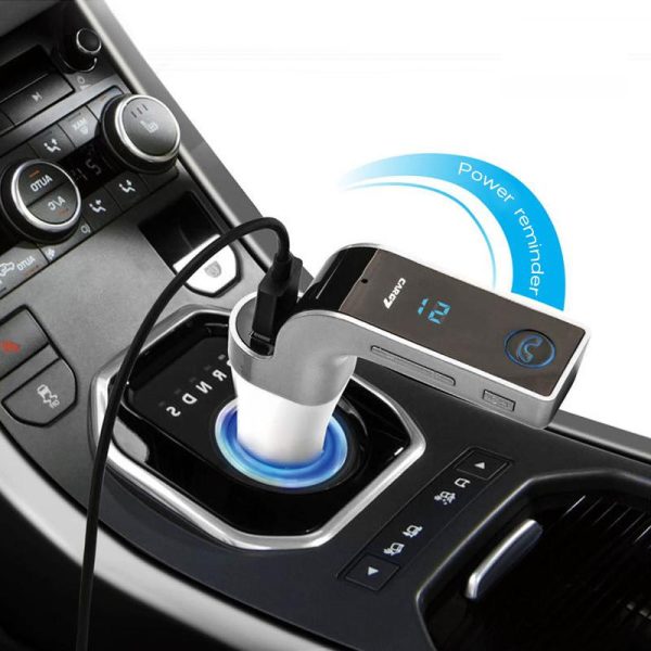 ANLUD Multifunction 4-in-1 CAR G7 Bluetooth FM Transmitter USB Flash Drives TF Music Player Car Kit USB Car Charger - Image 7