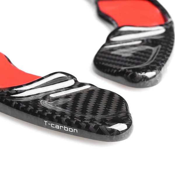 Real Carbon Fiber Car Steering Wheel Shift Paddle For Volkswagen VW Golf 7 GTI MK7 R 2015-17 Sagitar GLI 2016-17 POLO GTi 15-17 - Image 2