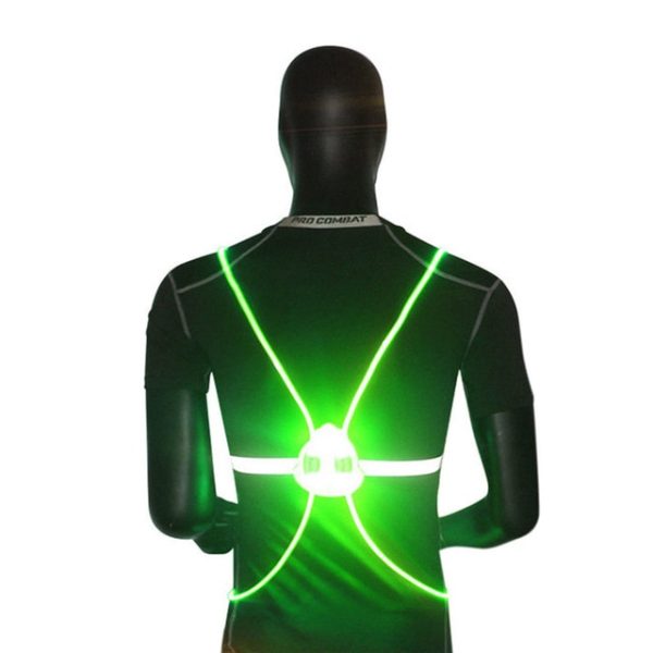 360 Reflective LED Flash Driving Vest High Visibility Night Running Cycling Riding Outdoor Activities Light Up Safety Bike Vest - Image 10