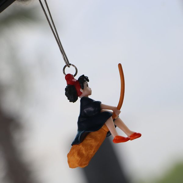 Car Pendant Broom Witch KiKi Car Pendant Creative Car Accessories Cute Car Pendant - Image 2