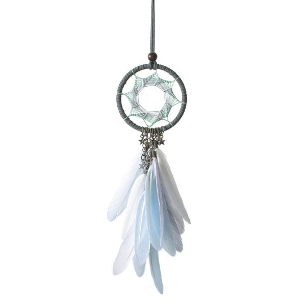 Ins Car Pendant Yilu Ping An Dream Catcher Car Creative Car Interior Decoration Rearview Mirror Pendant Pendant Lady - Image 4