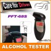 Alcohol Breath Tester Breathalyzer Analyzer Detector Test Keychain Breathalizer Breathalyser DeviceLCD - Image 3