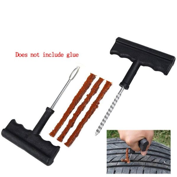 Car Tire Repair Tool Kit For Tubeless Emergency Tyre Fast Puncture Plug Repair Block Air Leaking For Car/Truck/Motobike - Image 3