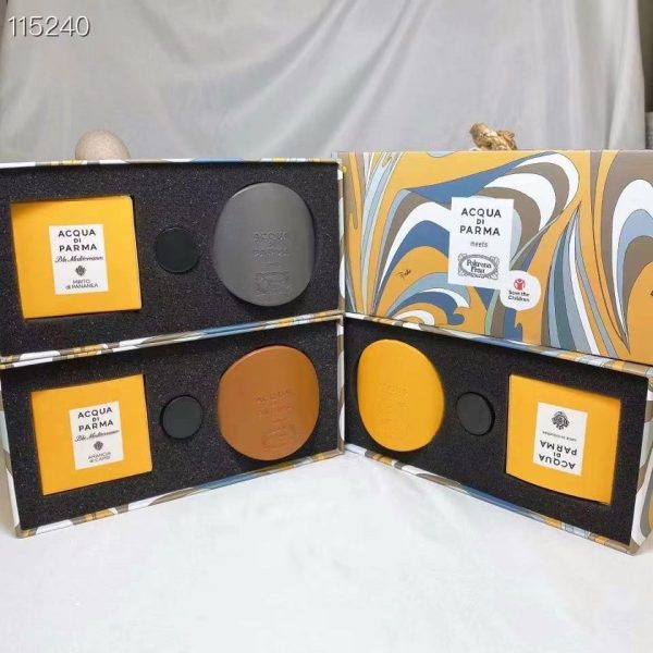 Parma Car Diffuser Set Sachet Yellow Croatian Light Brown Orange Gray California Cinnamon - Image 2