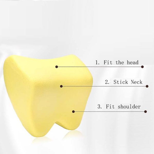 Car Neck Headrest Pillow Car Accessories Cushion Auto Seat Head Support Neck Protector Automobiles Seat Neck Rest Memory Cotton - Image 5