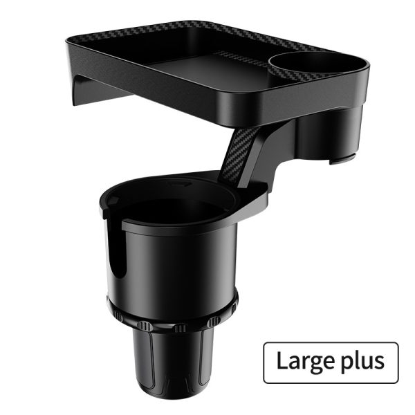 Car 360-Degree Rotating Dinner Plate Car Beverage Coffee Burger Water Cup Small Table Rack - Image 6