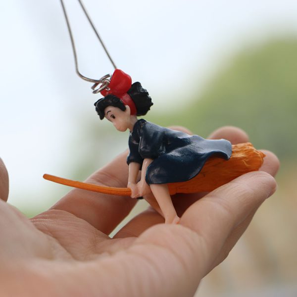 Car Pendant Broom Witch KiKi Car Pendant Creative Car Accessories Cute Car Pendant - Image 4