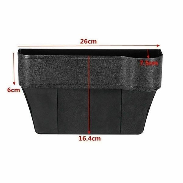 The New 1Pair Universal Auto Car Seat Crevice Plastic Storage Box Cup Phone Holder Organizer Reserved design Accessories - Image 6