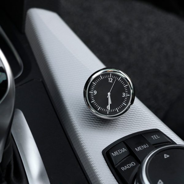 Mini Car Automobile Digital Clock Auto Watch Automotive Thermometer Hygrometer Decoration Ornament Clock In Car Accessories - Image 5