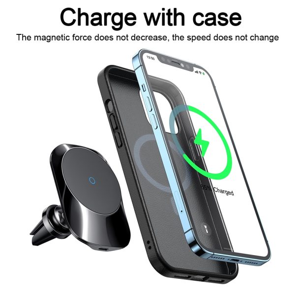 Mcdodo 15W Qi Magnetic Wireless Charger For iphone 12 13 11 Pro Max Wireless Charging Stand Car Phone Holder For Samsung Huawei - Image 4