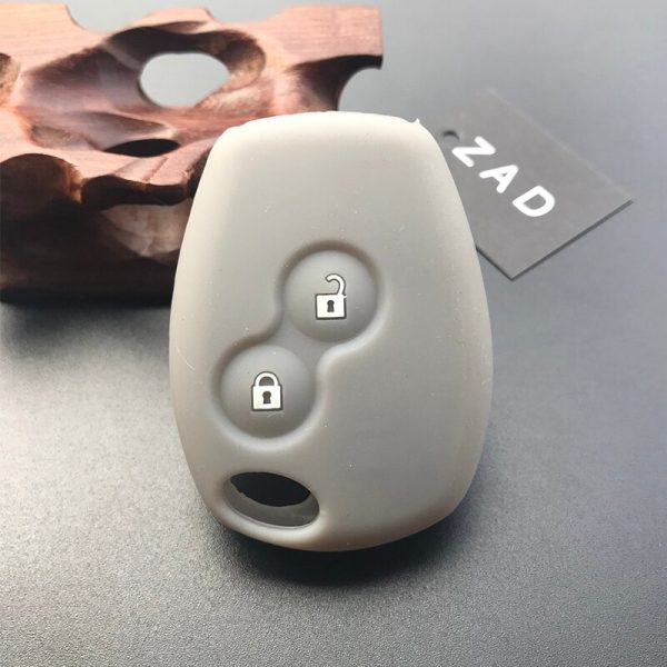ZAD Silicone Car Key Cover Case For renault 2 buttons Kangoo DACIA Scenic Megane Sandero Captur Twingo Modus remote key cover - Image 3