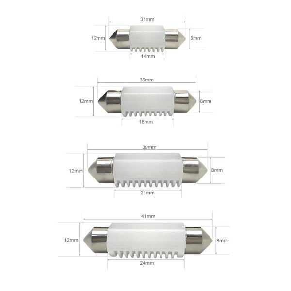 CNSUNNYLIGHT High Quality C5W C10W LED 31/36/39/41mm Car Festoon Light Auto Interior Dome Lamp Reading Bulb White 12V 24V - Image 3