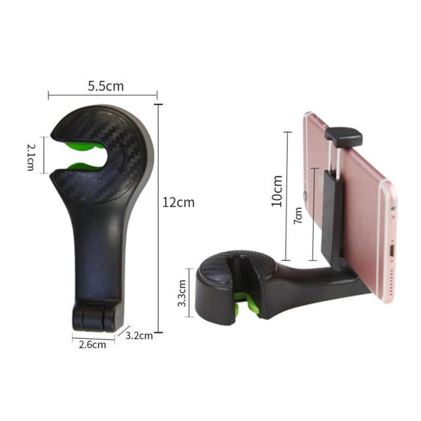Universal Multifunctional Car Back Seat Hook Mobile Phone Holder Car Chair Back Hook Holder - Image 6
