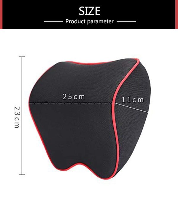 Car Neck Headrest Pillow Car Accessories Cushion Auto Seat Head Support Neck Protector Automobiles Seat Neck Rest Memory Cotton - Image 3