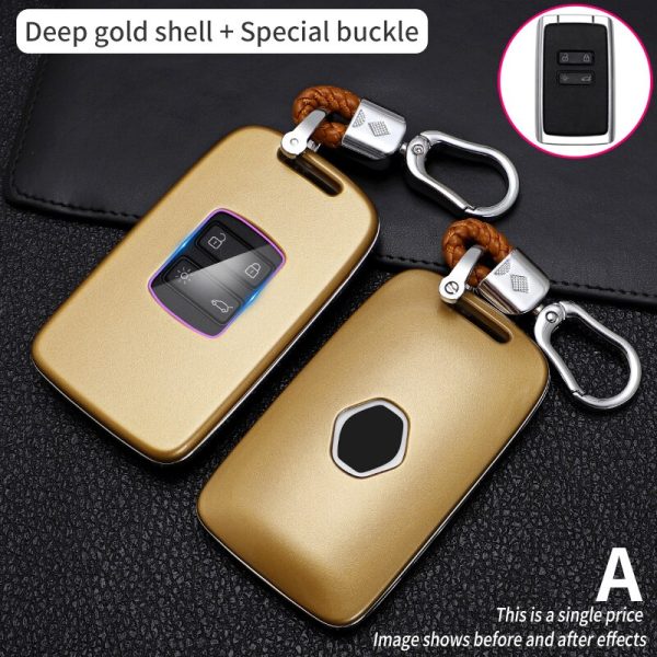 Car Key Case For Renault Koleos Kadjar Scenic Megane Sandero Espace Clio Captur Kangoo  Laguna Talisman Twingo Carbon Fibe Cover - Image 11
