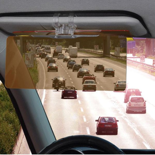 1Pcs Car Sun Visor HD Anti Sunlight Dazzling Goggle Day Night Vision Driving Mirror UV Fold Flip Down Clear View Car Styling - Image 4