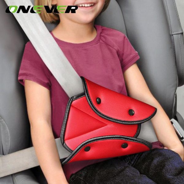 Car Safe Fit Seat Belt Sturdy Adjuster Car Safety Belt Adjust Device Triangle Baby Child - Image 2