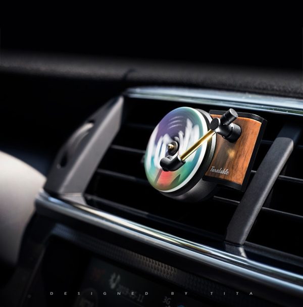 Bcase TITA Recorder Car Aromatherapy Turntable Car Air Freshener Air Outlet Aromatherapy Aroma Car Perfume Diffuser Decor - Image 4