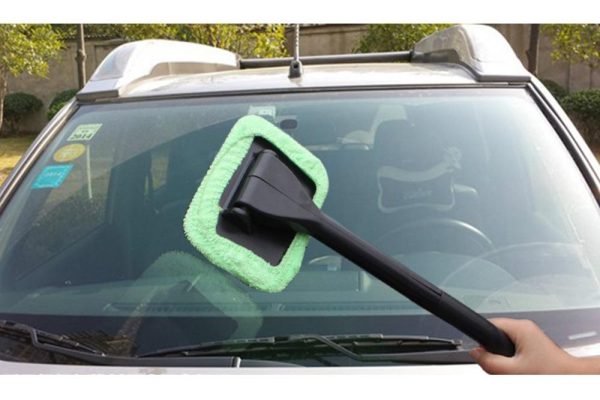 Washable Long Handle Auto Window Cleaner Windshield Wonder Microfiber Car Wash Brush Dust Car Cleaning Tool - Image 4