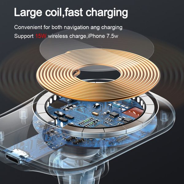 Mcdodo 15W Qi Magnetic Wireless Charger For iphone 12 13 11 Pro Max Wireless Charging Stand Car Phone Holder For Samsung Huawei - Image 6