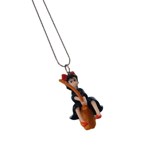 Car Pendant Broom Witch KiKi Car Pendant Creative Car Accessories Cute Car Pendant - Image 5