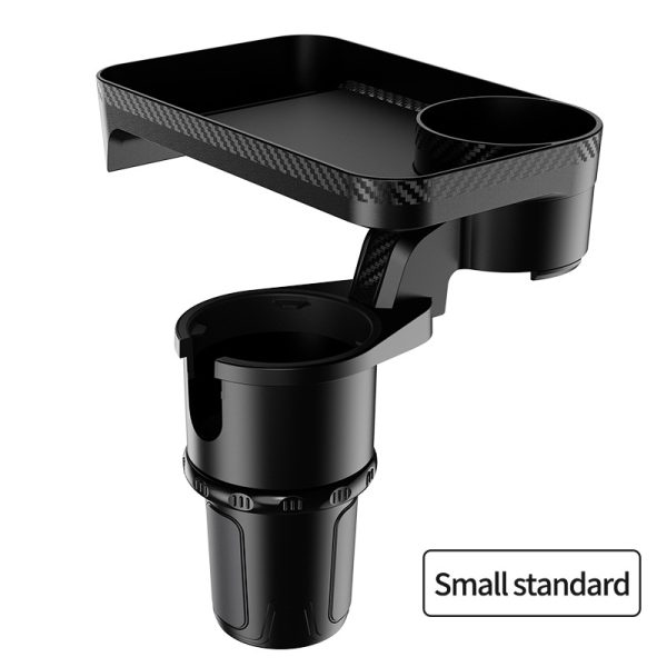 Car 360-Degree Rotating Dinner Plate Car Beverage Coffee Burger Water Cup Small Table Rack - Image 5