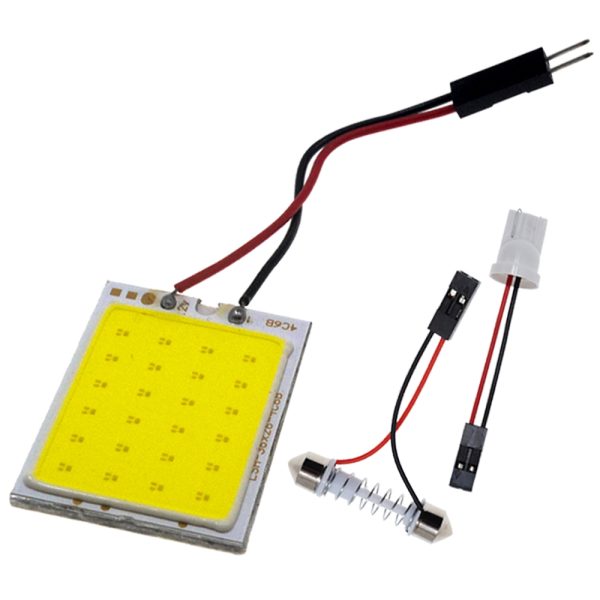 White T10 Cob 24 SMD 36 SMD Car Led Vehicle Panel Lamps Auto Interior Reading Lamp Bulb Light Dome Festoon BA9S DC 12v