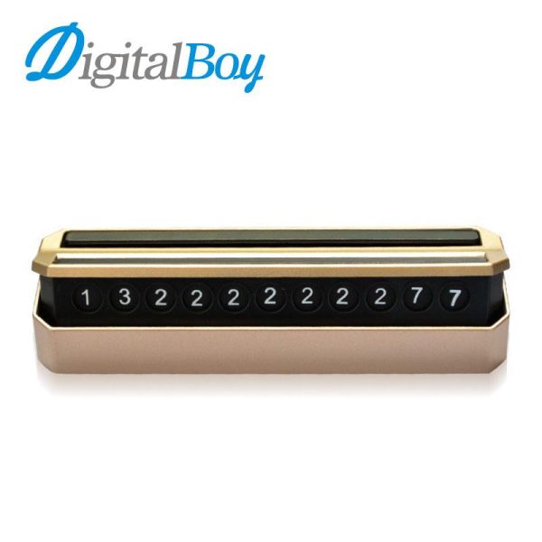 Car Phone Number Auto Parking Card Hidden Drawer Sticker Plate Automobile Temporary Double Sided Switch Number Card - Image 2