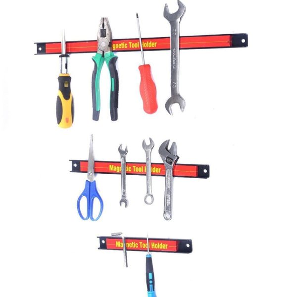 8 12 18 24 Magnetic Tool Holder Bar Organizer Racks for Connecting Strips Tools in the Garage and Workshop - Image 6