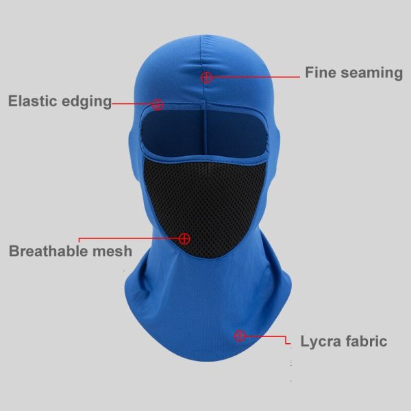Motorcycle Sun protection and dustproof headgear riding hat hood windproof outdoor tactical riding hood mask mask dust mask - Image 6