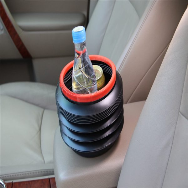 Car Trash Bin Can Car Storage Bin Portable Outdoor Fishing Bucket Multifunctional Retractable Folding Water Bucket - Image 3