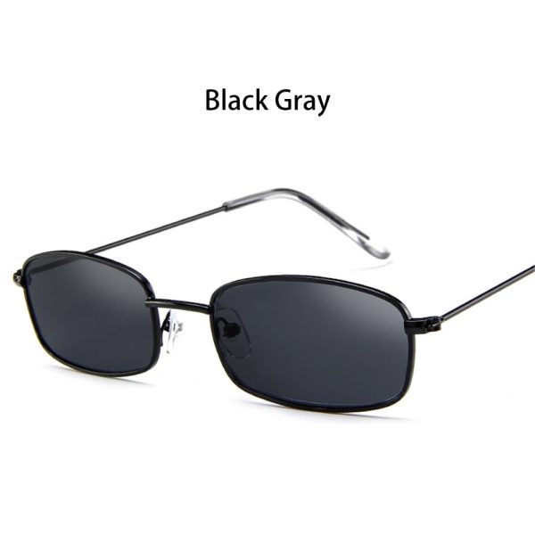 Candy Colors Metal Frame Rectangle Sunglasses Small Retro Shades UV400 Sun Glasses for Men Women Driving Eyewear Summer Goggles - Image 7