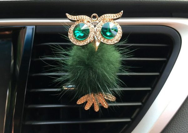 1Pcs Crystal Owl Car Air Freshener Auto Outlet Perfume Clip Interior Accessories Car-styling Vent Solid Fragrance Diffuser - Image 6