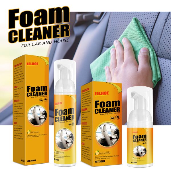 Multifunctional Foam Cleaner Products Automotive Interior Decoration Strong Decontamination,Leather Seat Cleaner Foam Head - Image 5