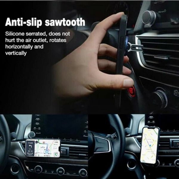 Multipurpose Mobile Phone Bracket Car Vent Holder Stand Universal 360 Degree Rotation for iPhone Sumsung Huawei - Image 5