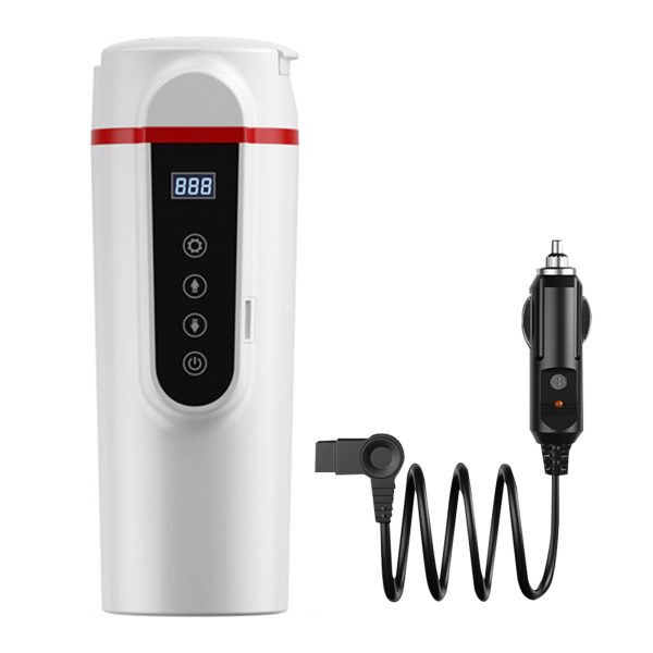 12V/24V 70W-100W Car Heating Cup 420ml Car Heated Smart Mug With Temperature Control Cigarette Lighter Car Kettle Water Heater - Image 9