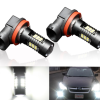 2Pcs H8 H11 Led HB4 9006 HB3 9005 Fog Lights Bulb 3030SMD 1200LM 6000K White Car Driving Running Lamp Auto Leds Light 12V 24V