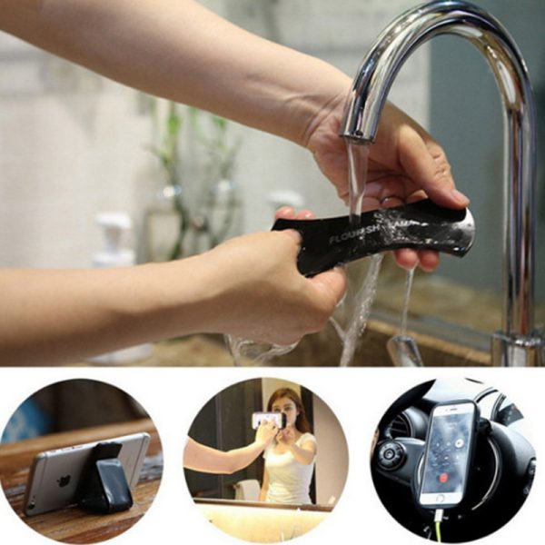 2Pcs/Set Magic Nano Rubber Pad Universal Sticker No Trace Mobile Phone Holder Car Kits Car Bracket Pods Sticky Gel Pad - Image 4