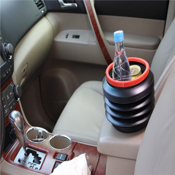 Car Trash Bin Can Car Storage Bin Portable Outdoor Fishing Bucket Multifunctional Retractable Folding Water Bucket - Image 2